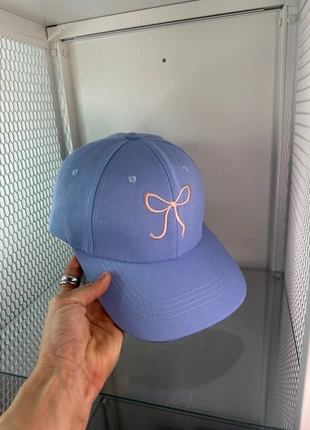 Casquette bleue vintage brodé ruban rose réglable, estado: Muito bom, tamanho: Tamanho único, €13.00, €14.35 inclui Proteção do Comprador Pro