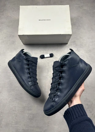 Balenciaga Arena High - blue navy and black carbon - size 46 - with box, laces - rare luxury shoes, marca: Balenciaga, estado: Muy bueno, tamaño: 46, 280,00 €, 294,70 € Protección al comprador Pro incluida