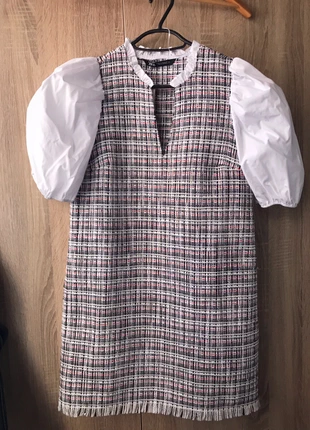 Vestido estructura combinado ZARA, marca: Zara, estado: Nuevo con etiquetas, tamaño: XS / 34 / 6, 27,00 €, 29,05 € Protección al comprador incluida