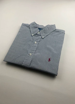 Chemise Rayée Manches Longues Ralph Lauren Bleu et Blanc 100% Coton Taille XL, marque: Ralph Lauren, état: Très bon état, taille: XL, 35,00 €, 37,45 € Protection acheteurs incluse
