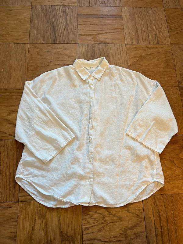 White linen shirt 2