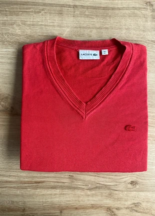 Pull col V hiver Lacoste sweat hiver corail taille L, marque: Lacoste, état: Très bon état, taille: L, 27,00 €, 29,05 € Protection acheteurs incluse