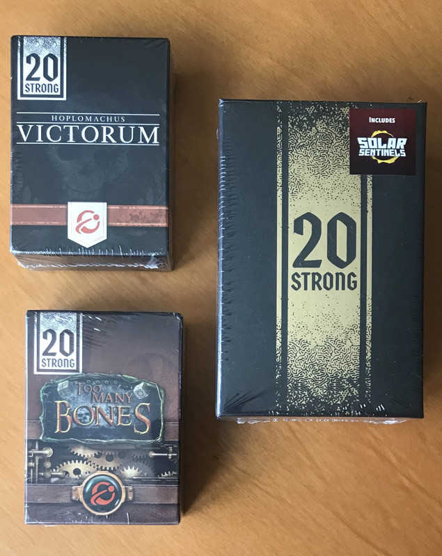 20 Strong: Solar Sentinels + Too Many Bones + Hoplomachus Victorum - New Nuovo 4