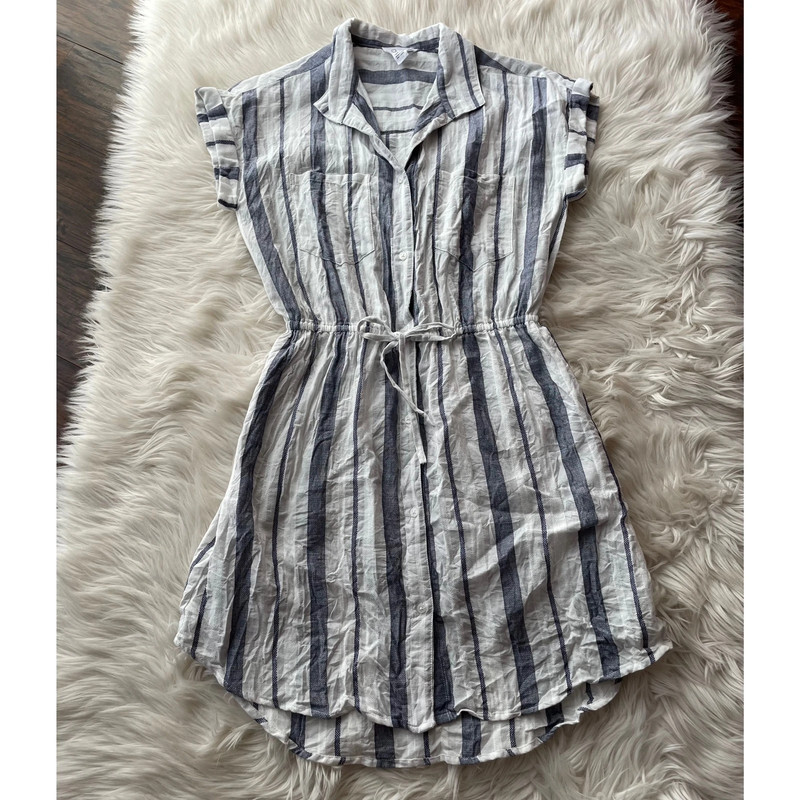 Japna striped cotton shirt dress Vinted