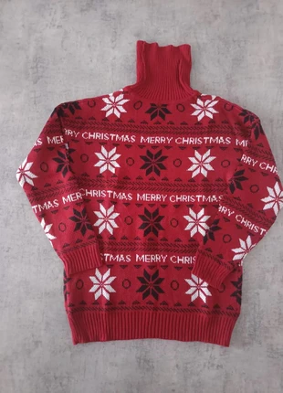 Pull de noël rouge Merry Christmas 27 - Très bon état - Taille M, zustand: Sehr gut, größe: M / 38 / 10, 12,00 €, 13,30 € inklusive Vinted-Käuferschutz