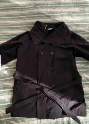 Double-breasted Short vintage trench-coat Rare material, marque: Peek & Cloppenburg, état: Neuf sans étiquette, taille: M, 15,80 €, 17,29 € Protection acheteurs incluse