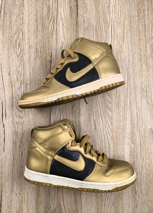 Nike Dunk High dorées / Femme – Unisexe / Taille 40 / Édition vintage, brand: Nike, condition: Very good, size: 40, €19.00, €20.65 includes Buyer Protection