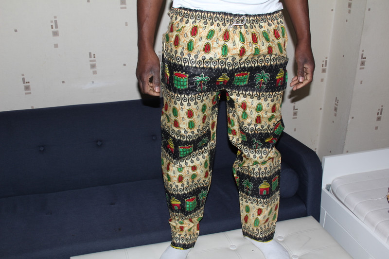 Magnifique pantalon boubou homme africain authentique