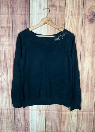 Lauren Ralph Lauren Chic Black 100% Cotton Boat Neck Sweater Buckle Detail M, marque: Ralph Lauren, état: Très bon état, taille: M / 38 / 10, 28,00 €, 30,10 € Protection acheteurs incluse