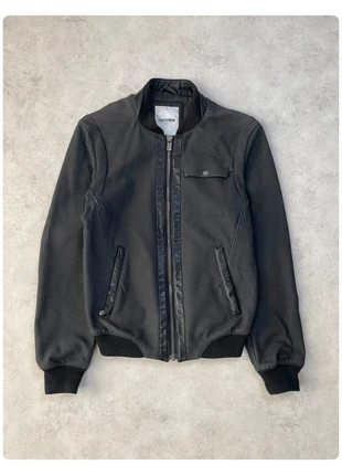 Veste Blouson Aviateur Chevignon Cuir Noir Gris Hommes Taille S Vintage Old Money, brand: Chevignon, condition: Very good, size: S, €49.90, €53.10 includes Buyer Protection Pro
