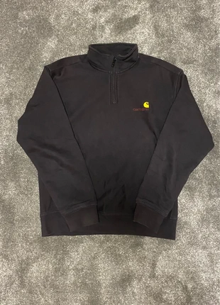 Half-Zip Sweatshirt Carhartt em Preto, merk: Carhartt, staat: Heel goed, maat: M, € 40,00, € 42,70 inclusief Kopersbescherming
