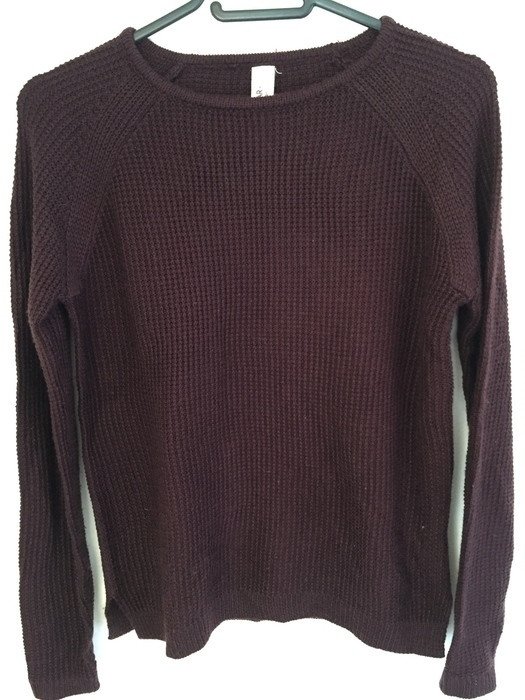 Pull bordeaux pull and bear 1