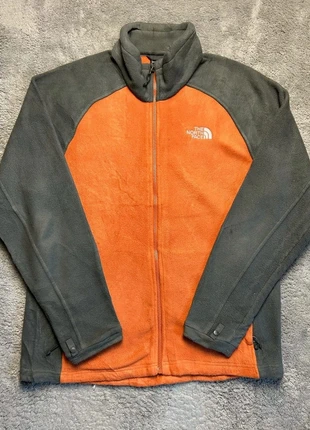 Gilet / Veste extérieur polaire full zip the north face gris orange M logo brodé - #4322, brand: The North Face, condition: Very good, size: M, €28.00, €30.10 includes Buyer Protection Pro