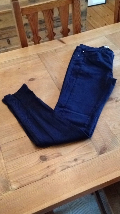 Pantalon bleu marine Zara 1