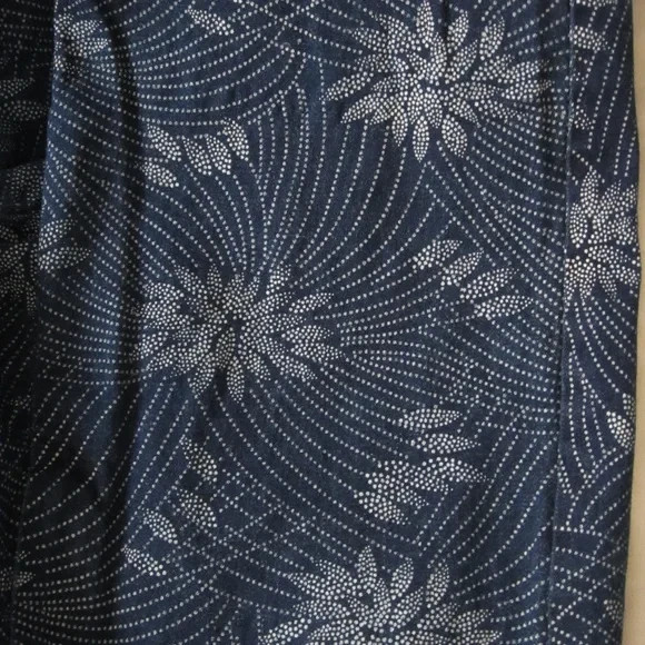 Tracy Evans Soft Cotton Blue/White Floral Pants ~ Size 9 4