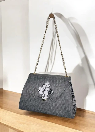Sac à main AfroChic Gris, état: Neuf sans étiquette, 12,50 €, 13,83 € Protection acheteurs (Pro) incluse