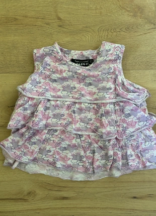 Tee-shirt débardeur à volant, brand: Tout Compte Fait, condition: Very good, size: 9-12 months / 74 cm, €1.00, €1.75 includes Buyer Protection