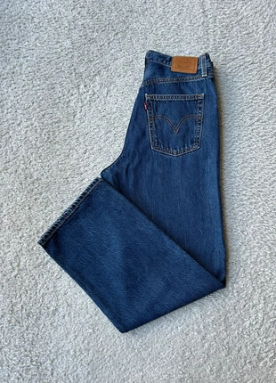 Jean Levi’s Ribcage Straight Ankle Bleu - Premium !, marke: Levi's, zustand: Sehr gut, größe: M / 38 / 10, 59,00 €, 62,65 € beinhaltet Vinted-Käuferschutz Pro