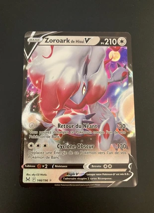 Zoroark de Hisui V 146/196, brand: Pokémon, condizioni: Ottime, €2.00, €2.80 include la Protezione acquisti