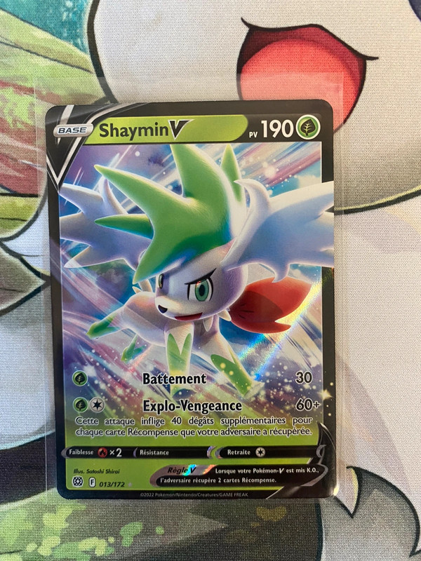 Carte Pokémon Shaymin V - Vinted