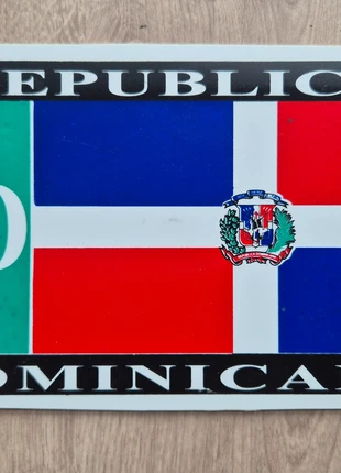 Mooie Republica Dominicana plaat voor in de mancave, staat: Heel goed, € 5,00, € 5,95 inclusief Kopersbescherming
