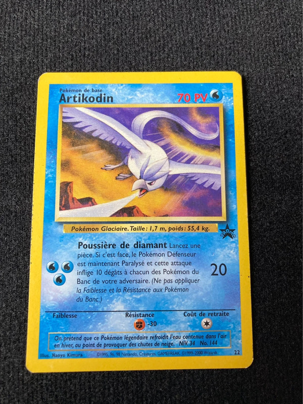 Boutique Pokemon : Peluche Artikodin - Oiseaux Légendaires Pokémon