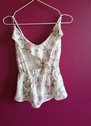 Haut blanc à motifs , brand: Tally Weijl, condition: Very good, size: XXS / 32 / 4, €4.00, €4.90 includes Buyer Protection