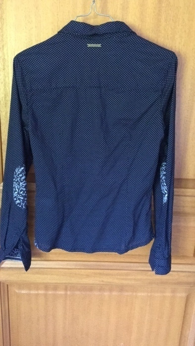 Chemise bleu à pois Bonobo 2