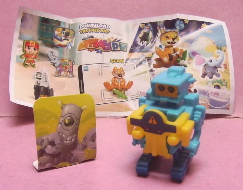 Kinder joy top robot toy