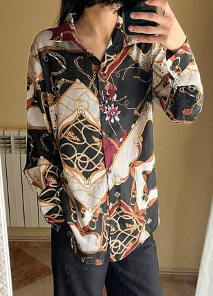 Camisa estampada talla S, marca: Local, estado: Muito bom, tamanho: S / 36 / 8, €2.00, €2.80 inclui Proteção do Comprador