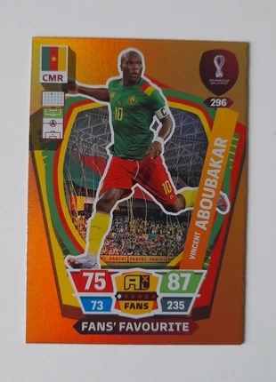 Vincent Aboubakar #296 - Panini FIFA World Cup Qatar 2022. Adrenalyn XL, brand: Panini, condition: Very good, €1.00, €1.75 includes Buyer Protection
