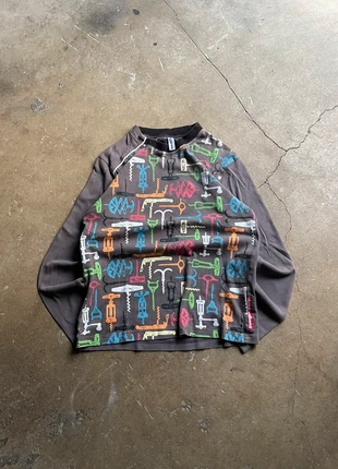 Tee Shirt Kanabeach Short Sleeve Crazy Graphic Early 2000’s Vintage Marron Gris Y2K, marque: KanaBeach, état: Très bon état, taille: M, 25,00 €, 26,95 € Protection acheteurs (Pro) incluse