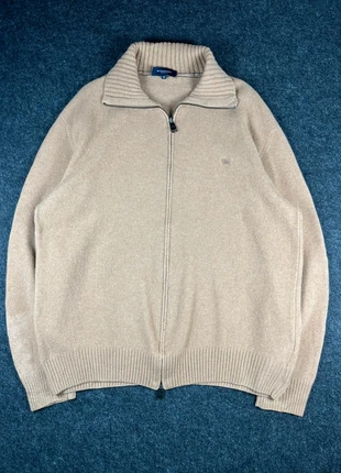 Gilet half zip burberry beige en laine vintage taille XL, marque: Burberry, état: Très bon état, taille: XL, 54,90 €, 58,35 € Protection acheteurs incluse