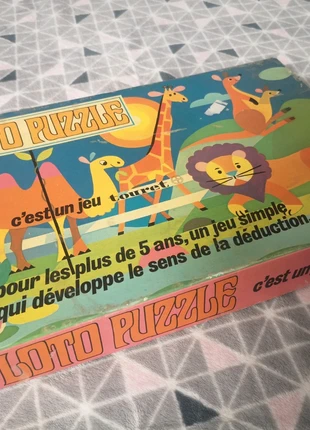Jeu vintage Loto puzzle, marque: Touret, état: Très bon état, 6,00 €, 7,00 € Protection acheteurs incluse