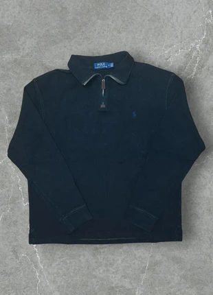 Pull Ralph Lauren Half zip 1/4 zip col camionneur | Noir logo brodé | Taille M, brand: Ralph Lauren, condizioni: Ottime, taglia: M, €54.90, €58.35 include la Protezione acquisti