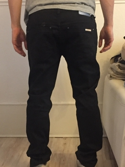 Jean noir coupe slim grande taille 3