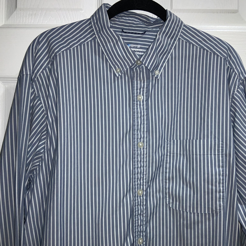 Vineyard Vines On The Go Performance button down shirt Sz XL striped long sleeve 4