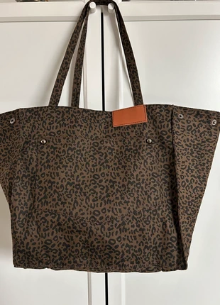 Grand tote bag imprimé léopard - Neuf, condition: Very good, €16.99, €18.54 includes Buyer Protection