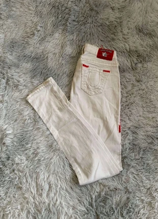 Jean True Religion Skinny Blanc Taille W22/FR32 - ST303, marque: True Religion, état: Bon état, taille: XXS / 32 / 4, 25,00 €, 26,95 € Protection acheteurs (Pro) incluse