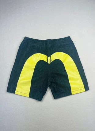 Short Evisu Denim Logo Jaune Peint Main Style Streetwear Y2K - Taille M, marca: Evisu, estado: Muy bueno, tamaño: M, 79,90 €, 84,60 € Protección al comprador Pro incluida