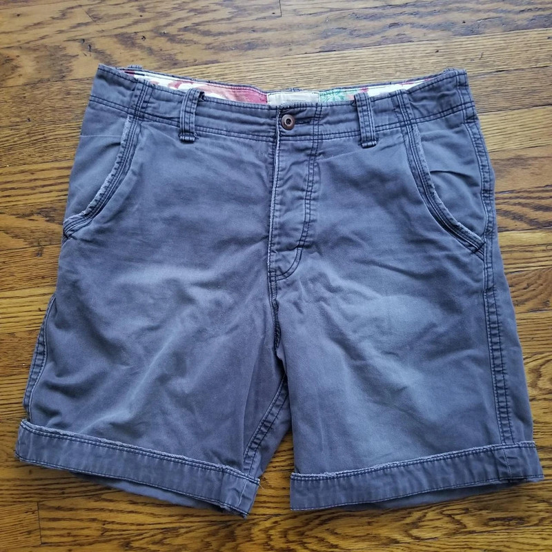 Hollister HCO Dark Grey Rugged Shorts 1