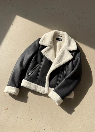 Veste aviateur noire – doublée, chaude, vintage, tendance, brand: Maison Dareléa, condizioni: Ottime, taglia: M / IT 42 / EU 38, €69.90, €74.10 include la Protezione acquisti