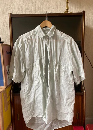 Men vintage Silk summer button up, light sea moss, brand: Vintage Dressing, condition: Very good, size: S, £12.00, £13.30 includes Buyer Protection