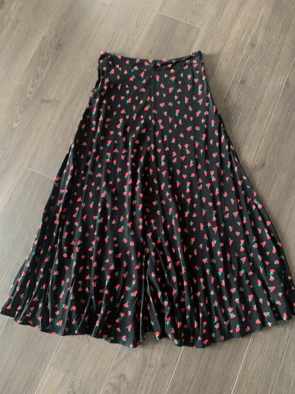 Jupe longue a pois zara sale