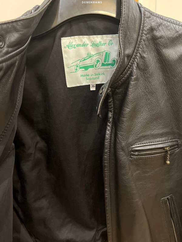 Cafe racer leather jacket 3