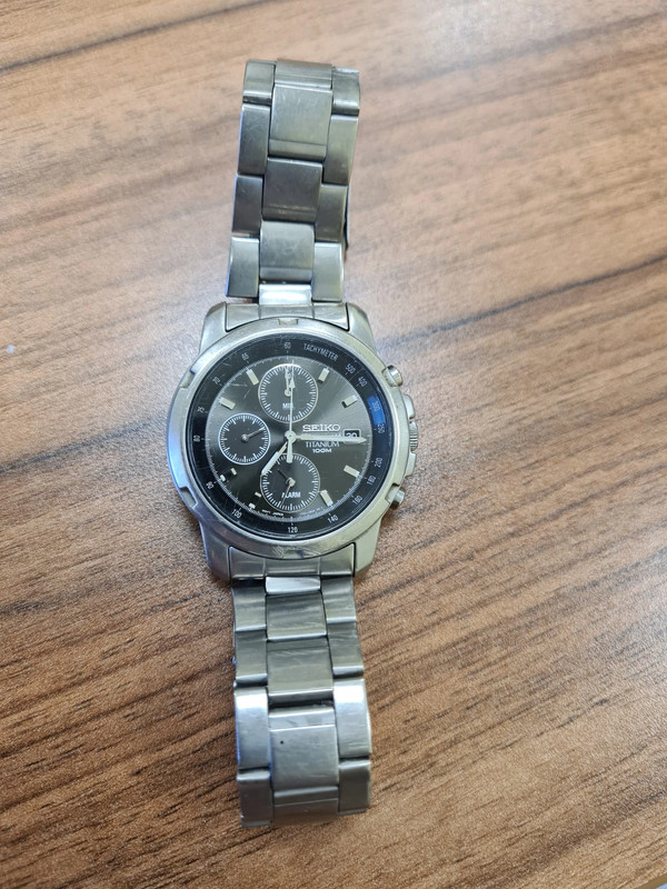 Zegarek SEIKO Chronograph Titnium 100M 7T62 0BE0 Vinted