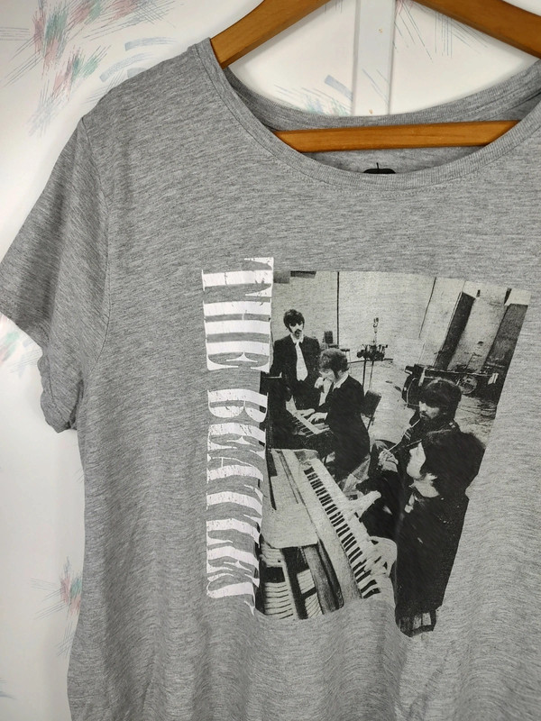 The Beatles Gray Short Sleeve Tee 2