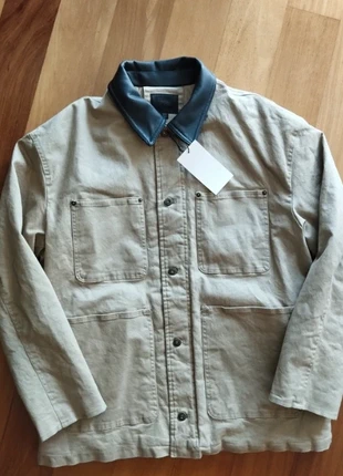 Zara Man Leather Collar Beige Padded Parka Utility Puffer Jacket L New, brand: Zara, condizioni: Nuovo con cartellino, taglia: L, €55.00, €58.45 include la Protezione acquisti