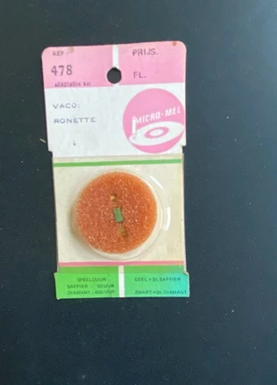 Vaco ronette naald. Nieuw past op piezo, merk: Vaco, staat: Nieuw met prijskaartje, € 10,00, € 11,20 inclusief Kopersbescherming