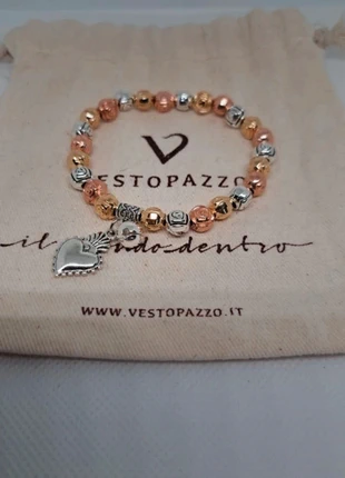 Bracciale elastico sacro cuore in acciaio Vestopazzo, marke: Vestopazzo, zustand: Neu, 13,00 €, 14,35 € inklusive Vinted-Käuferschutz